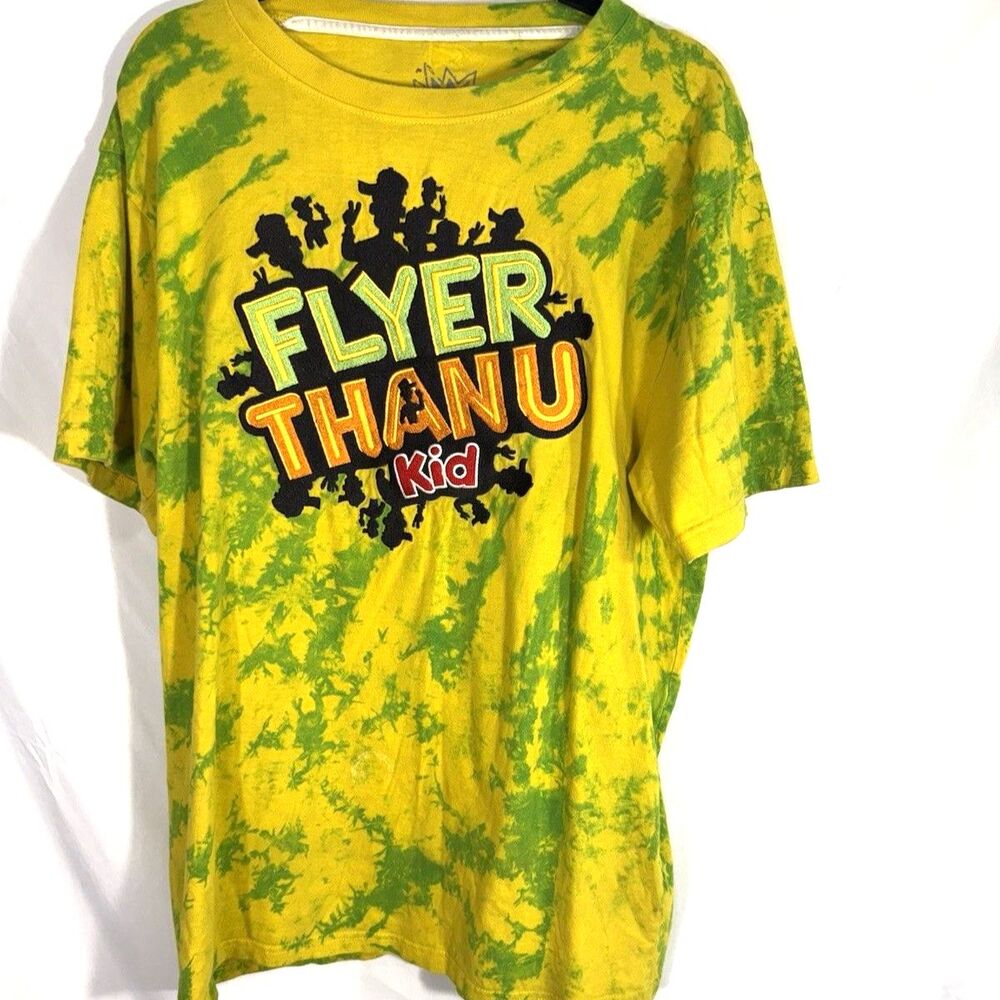 BORN FLY/STAY FlY Embroidered Multicolored Fly  Tie Dye T-Shirt Men’s Size XL